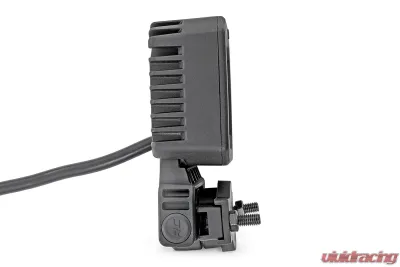 Rough Country Black Series LED Light Pair 2" Flood Swivel Mount - 70802