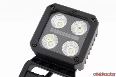 Rough Country Black Series LED Light Pair 2" Flood Swivel Mount - 70802