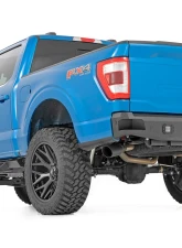Rough Country 2 Inch Black Series LED Light Pods Flush Mount Amber DRL                                     - 70803BLKDRLA - Image 5