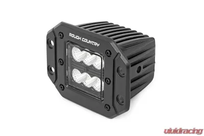 Rough Country 2 Inch Black Series LED Light Pods Spot Flush Mount - 70803BL