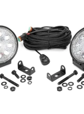 Rough Country 4" LED Round Lights Pair                                     - 70804 - Image 3