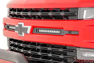 Rough Country LED Grille Light Kit Black Series Chevy Silverado 1500 2WD 4WD 2019-2022 - 70817