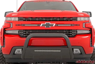 Rough Country LED Grille Light Kit Black Series Chevy Silverado 1500 2WD 4WD 2019-2022 - 70817