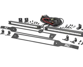 Rough Country LED Grille Light Kit Chrome Series Chevy Silverado 1500 2WD 4WD 2019-2022