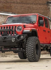 Rough Country Quad LED Light Pod Kit Black Series Jeep Gladiator JT Wrangler JL 2 Door Wrangler JL Unlimited 2018-2022                                     - 70822 - Image 3
