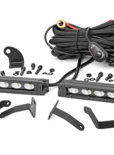 Rough Country LED Light Bumper Mount 6" Black Slimline Pair for Ford Ranger 2019-2022                                     - 70829 - Image 5