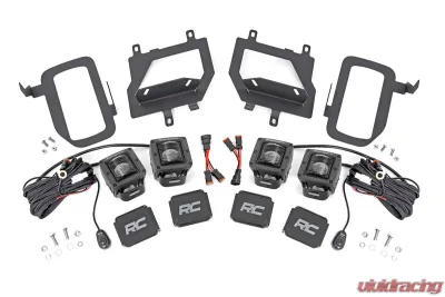 Rough Country LED Fog Light Kit SAE Fog Light Ford F-150 2WD 4WD 2015-2017 - 70831