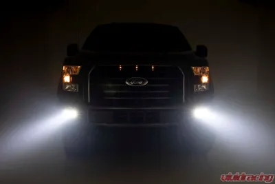 Rough Country LED Fog Light Kit SAE Fog Light Ford F-150 2WD 4WD 2015-2017 - 70831