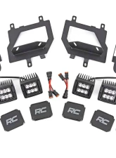 Rough Country LED Fog Light Kit Black Series w/Spot Beam Ford F-150 2WD 4WD 2015-2017                                     - 70832 - Image 6