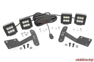 Rough Country LED Light Black Series w/Spot Beam Toyota Tundra 2WD 4WD 2014-2021 - 70835