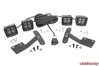 Rough Country LED Light Black Series w/White DRL Toyota Tundra 2WD 4WD 2014-2021 - 70837
