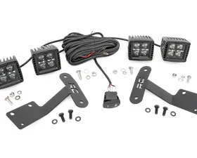 Rough Country LED Light Black Series w/Amber DRL Toyota Tundra 2WD 4WD 2014-2021