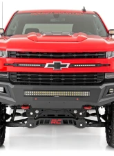 Rough Country LED Ditch Light Kit Black Series with Amber DRL for 2019-2022 Chevy Silverado 1500                                     - 70844 - Image 3