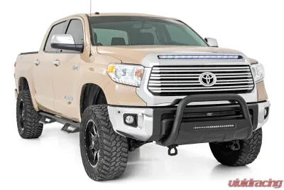 Rough Country LED Light Hood Bulge 40" White | Amber Strip Toyota Tundra 2WD 4WD 2014-2021 - 70847