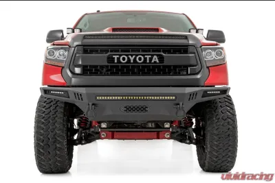Rough Country LED Light Hood Bulge 40" White | Amber Strip Toyota Tundra 2WD 4WD 2014-2021 - 70847