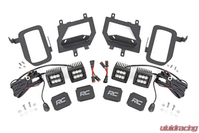 Rough Country LED Fog Light Kit Spot | Flood Pattern Ford F-150 2WD 4WD 2015-2017 - 70865