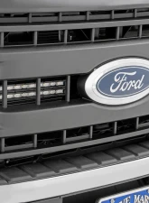 Rough Country LED Light Kit Grille Mount 10" Black Ford F-250 Super Duty 2WD 4WD 2020-2021                                     - 70898 - Image 6