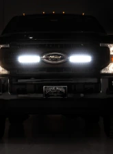 Rough Country LED Light Kit Grille Mount 10" Black Ford F-250 Super Duty 2WD 4WD 2020-2021                                     - 70898 - Image 3