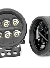 Rough Country Black Series Round LED Light Pair                                     - 70900 - Image 3