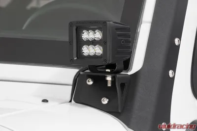 Rough Country 2 Inch Black Series LED Light Pods Spot Square - 70903BL