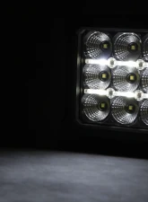 Rough Country 4 Inch Chrome Series LED Light Pods Square White DRL Pair                                     - 70905DRL - Image 3