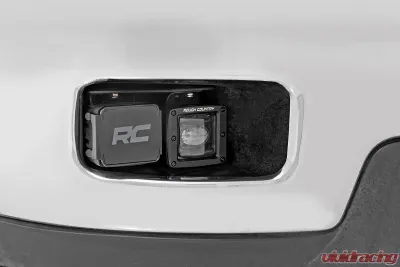 Rough Country 2 Inch Black Series LED Light Pods SAE Fog Yellow - 70907A