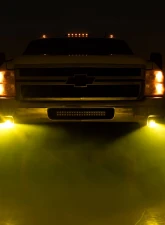 Rough Country 2 Inch Black Series LED Light Pods SAE Fog Yellow                                     - 70907A - Image 5