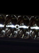 Rough Country 12 Inch Black Series LED Light Bar Dual Row White DRL                                     - 70912BD - Image 2