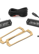 Rough Country 6 Inch Black Series LED Lights Flush Mount Pair                                     - 70916BL - Image 2