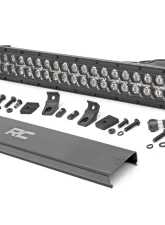 Rough Country 20 Inch Black Series LED Light Bar Dual Row Amber DRL                                     - 70920BDA - Image 6