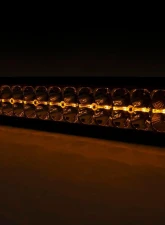 Rough Country 20 Inch Chrome Series LED Light Bar Dual Row Amber DRL                                     - 70920DA - Image 3
