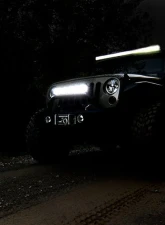 Rough Country 20 Inch Chrome Series LED Light Bar Dual Row Cool White DRL                                     - 70920D - Image 3