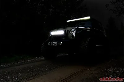 Rough Country 20 Inch Chrome Series LED Light Bar Dual Row Cool White DRL - 70920D