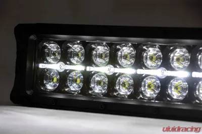 Rough Country 30 Inch Black Series LED Light Bar Dual Row Cool White DRL - 70930BD