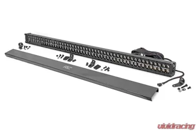 Rough Country 50 Inch Black Series LED Light Bar Dual Row Cool White DRL - 70950BD
