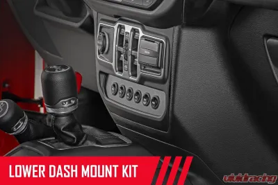 Rough Country MLC-6 Multi Light Control Lower Dash Mount Kit Jeep Wrangler JL Gladiator JT 2018-2020 - 70964
