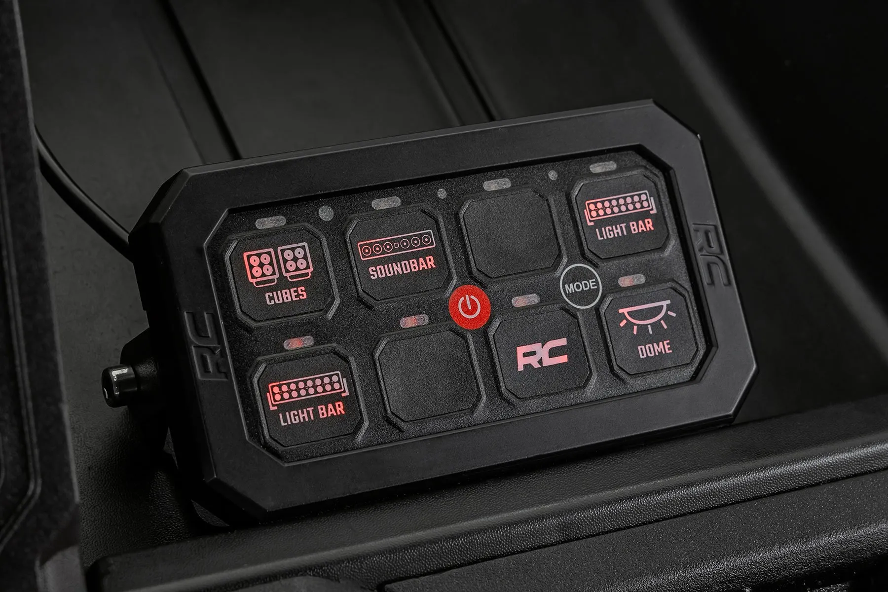 Rough Country 8 Gang Switch Panel RGB Backlit Buttons Multifunction Modes - 70970A