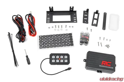 Rough Country 8 Gang Switch Panel RGB Backlit Buttons Multifunction Modes - 70970A