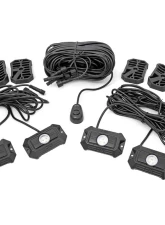 Rough Country Deluxe LED Rock Light Kit - 4 Pods                                     - 70980 - Image 4