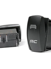 Rough Country Rocker Switch 2x1 with Blue Back Light for Standard Switch Bezel                                     - 709SW - Image 4