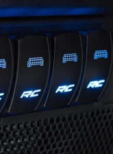 Rough Country Rocker Switch 2x1 with Blue Back Light for Standard Switch Bezel                                     - 709SW - Image 4