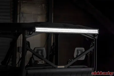 Rough Country 50-Inch LED Light Bar for Can-Am Defender 2016-2024, Dual Row, Black - 71019