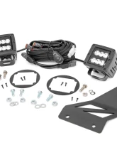 Rough Country LED Fog Light Kit Black Series Nissan Frontier 2WD 4WD 2005-2020                                     - 71023 - Image 6