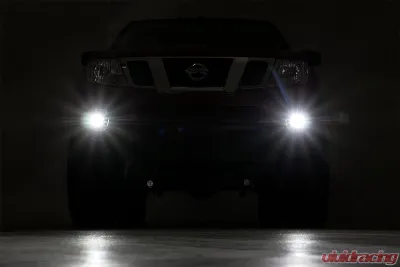 Rough Country LED Fog Light Kit Black Series Nissan Frontier 2WD 4WD 2005-2020 - 71023
