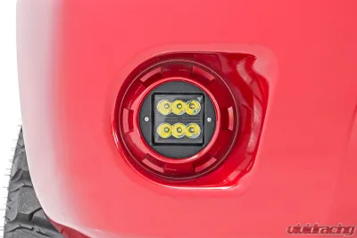 Rough Country LED Fog Light Kit Black Series Nissan Frontier 2WD 4WD 2005-2020 - 71023