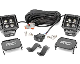 Rough Country LED Light Black Series w/Amber DRL Ford F-150 2WD 4WD 2015-2025