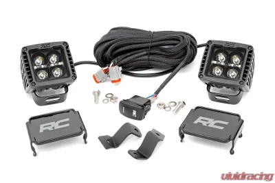 Rough Country LED Light Black Series w/Amber DRL Ford F-150 2WD 4WD 2015-2025 - 71032