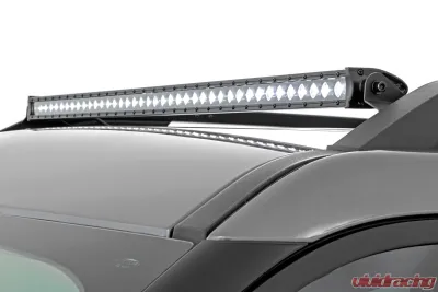 Rough Country LED Light Roof Rack Mount 40 Black Single Row Ford Bronco Sport 2021-2025 - 71039
