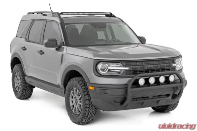 Rough Country LED Light Roof Rack Mount 40 Black Single Row Ford Bronco Sport 2021-2025 - 71039