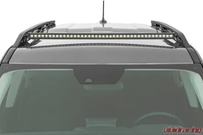 Rough Country LED Light Roof Rack Mount 40 Black Single Row Ford Bronco Sport 2021-2025 - 71039